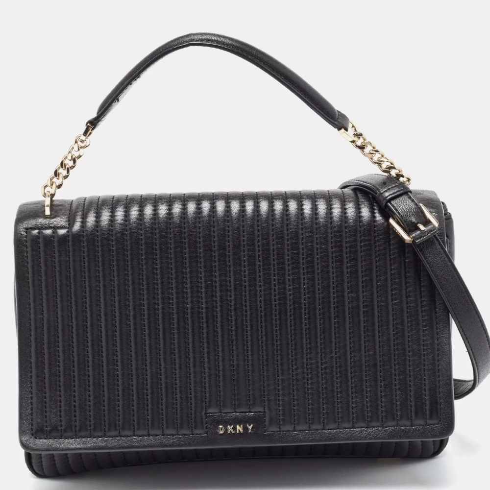DKNY pinstripe Gansevoort top handle handbag NWOT